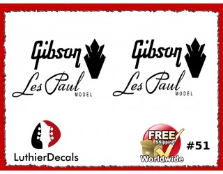 Gibson Les Paul Guitar Decal #51